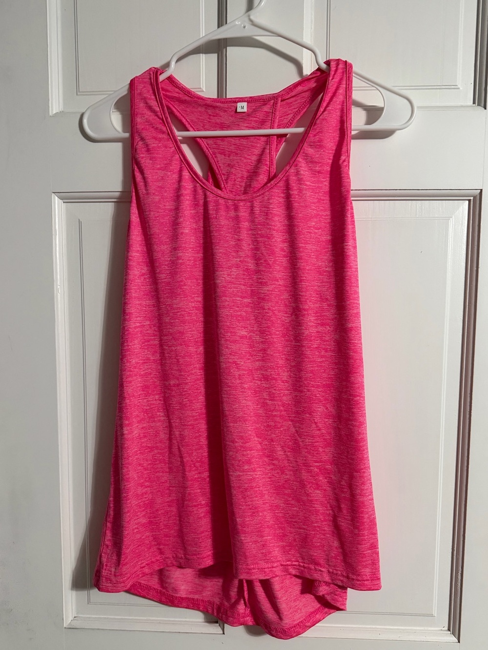 Women's Hot Pink Racerback Tank Top